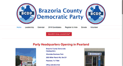 Desktop Screenshot of brazoriademocrats.com